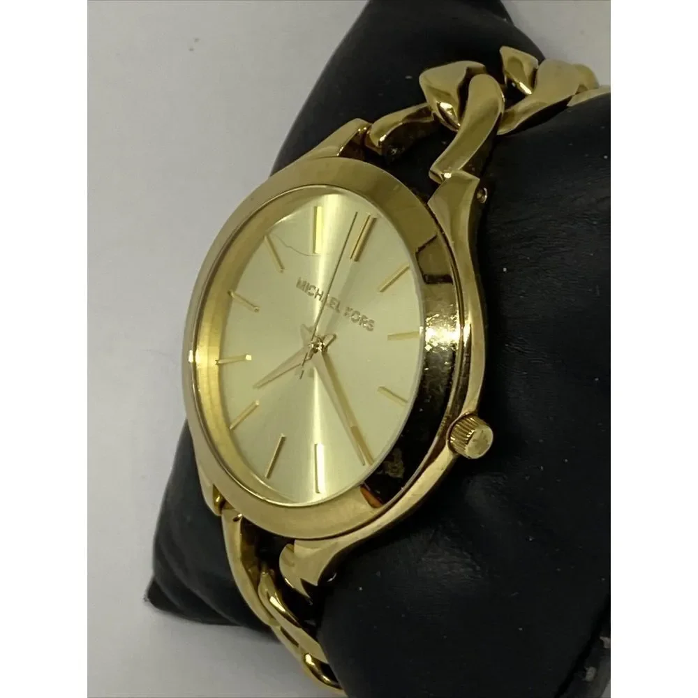 Michael Kors Slim Runway MK3222 Women's Stainless Steel Analog Dial Watch EY186